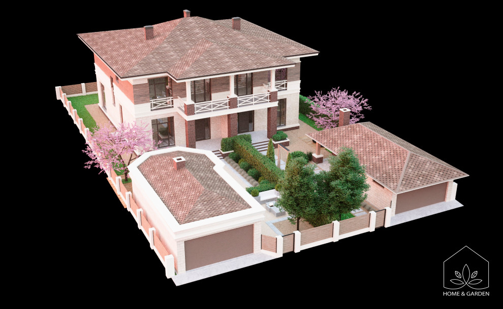 Проектирование жилого дома и ландшафтный дизайн участка