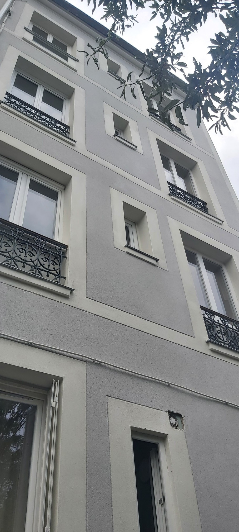 Ravalement de façade d'une maison