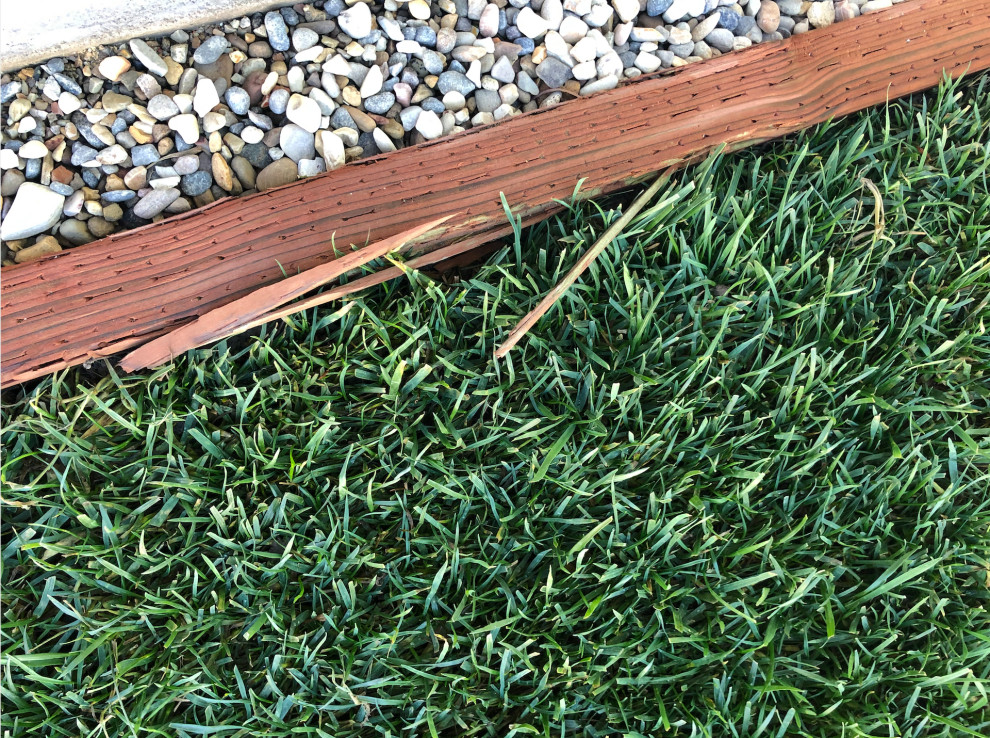 Is redwood timber a good idea for landscape edging?