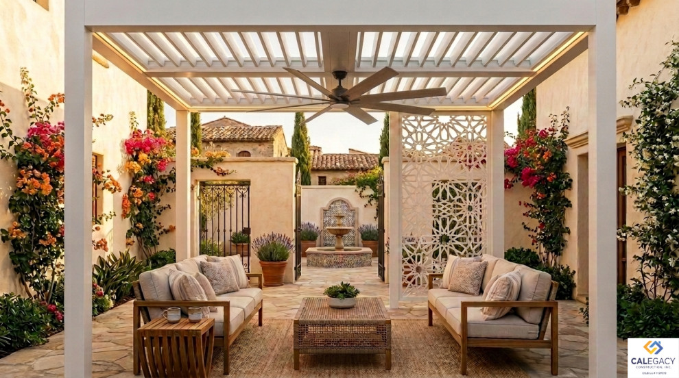 Modern Louvered Pergola - Carlsbad