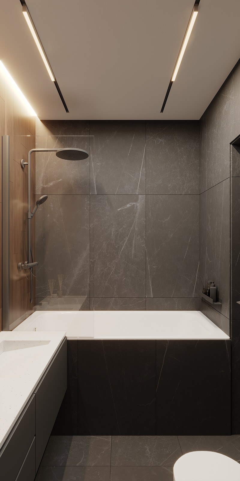 Дизайн интерьера 1к квартиры в ЖК Зиларт