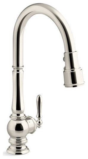 Kohler Artifacts Touchless Pull-down Kitchen Sink Faucet, Polished Nickel