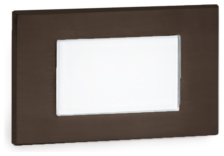 LED Diffused Step and Wall Light, Bronze