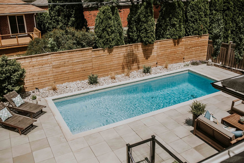Example of a transitional pool design in Toronto