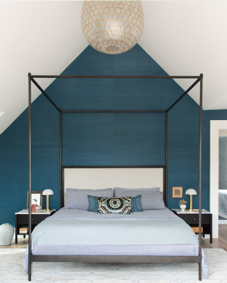 Example of a country bedroom design in San Francisco