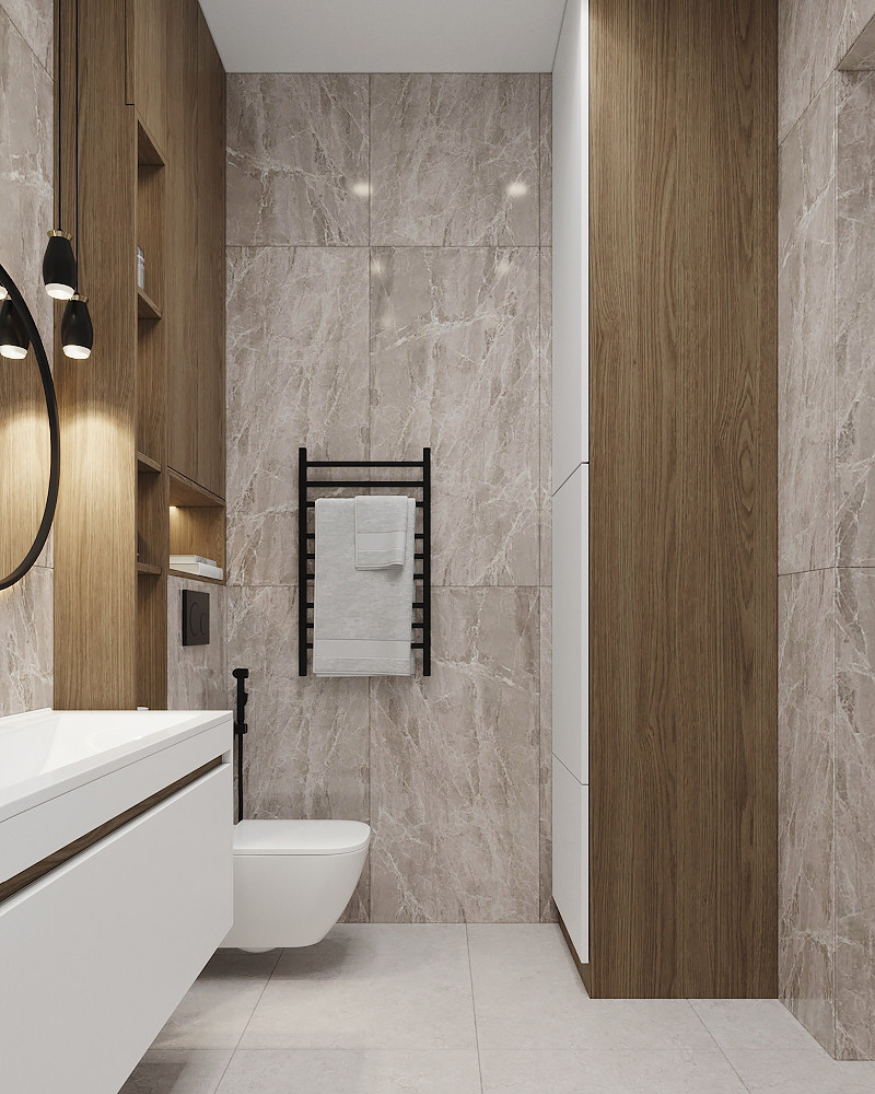 Дом для семьи в стиле минимализм 125 м². Посёлок Костюнино