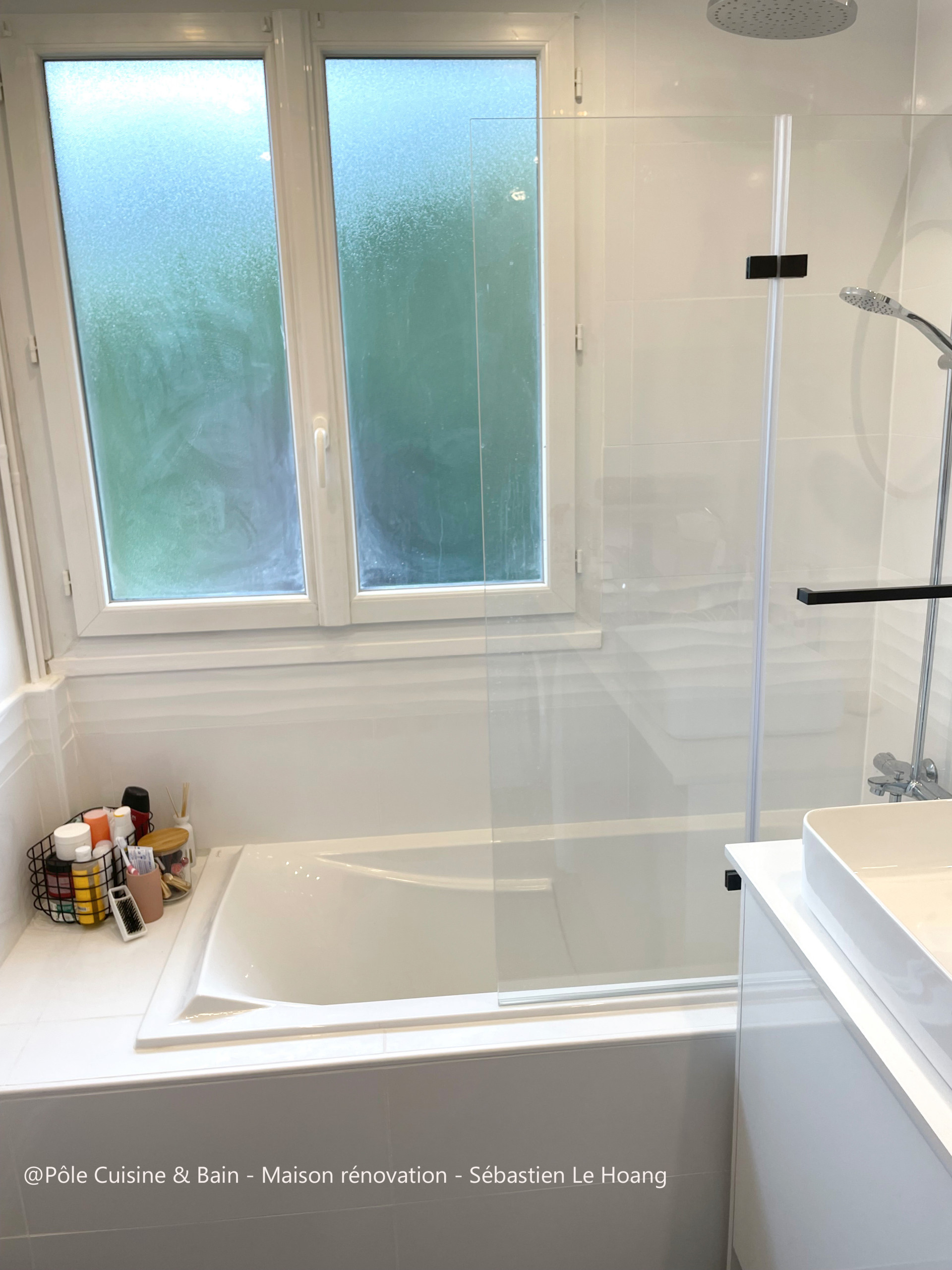 SALLE D'EAU: Rénovation complète de 1960 à 2021