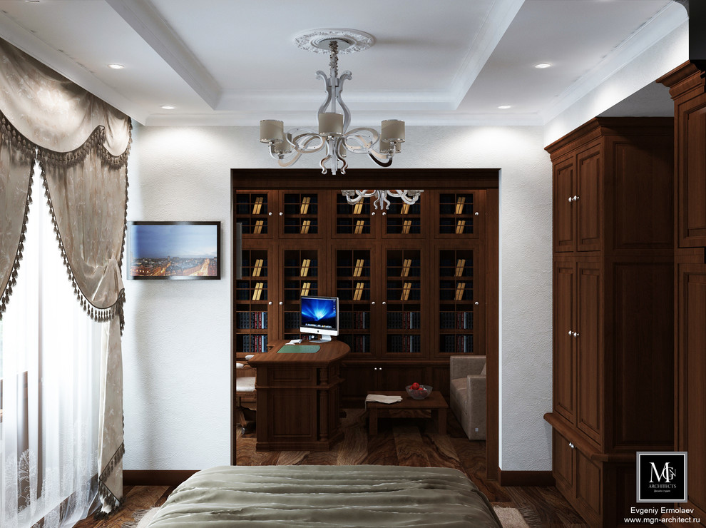 КП Иволги, дом в классическом стиле , темный вариант