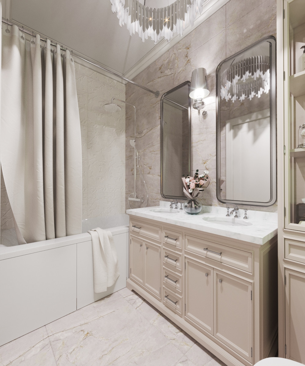 Дизайн проект для молодой семьи в ЖК Уфимский Кремль