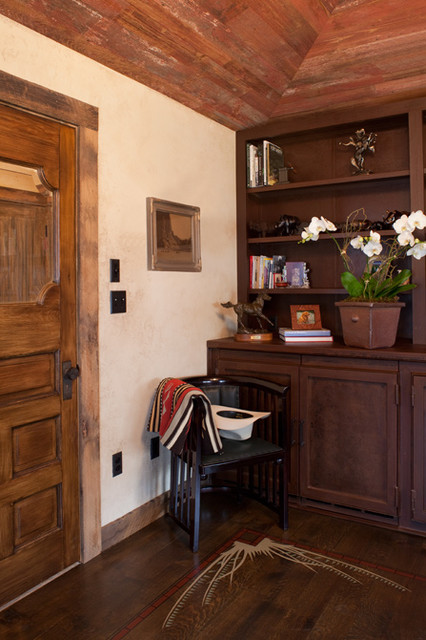 Custom Cabinets rustic-living-room