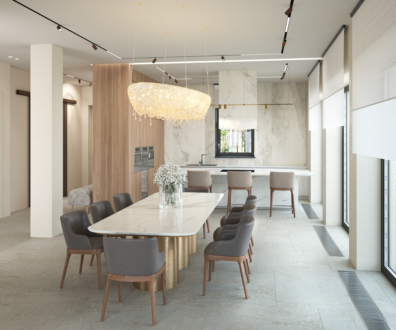 Дом в соснах