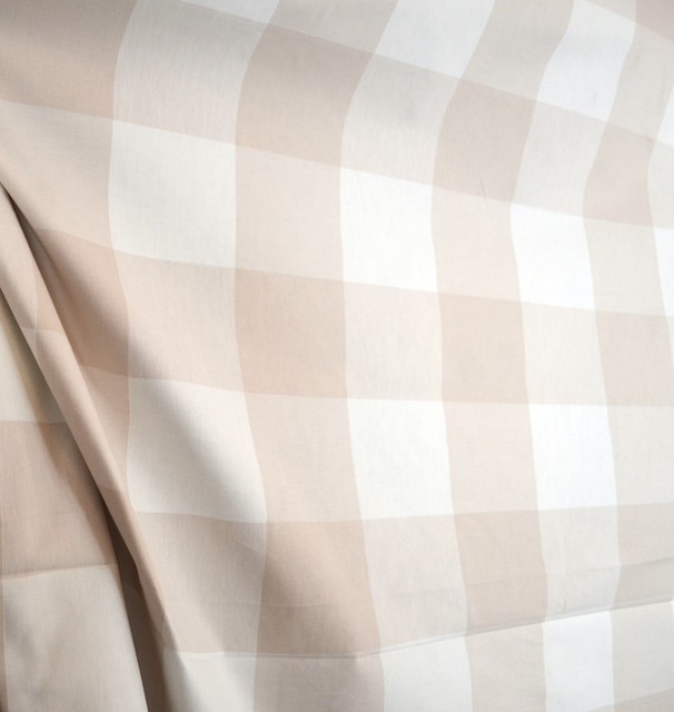 Buffalo Check Linen Kaufman Cotton Fabric