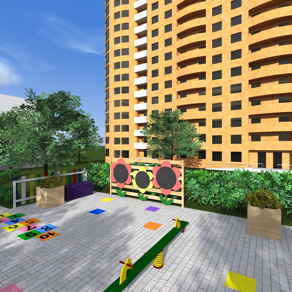 Проект игровой площадки детского клуба