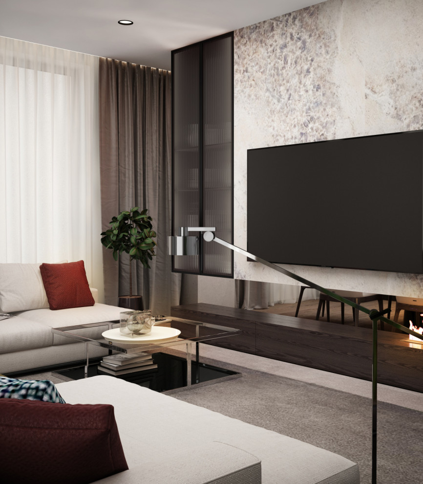 Трехкомнатная квартира с огоньком