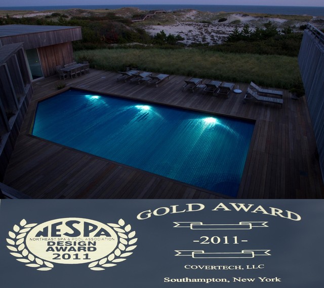 Covertech - award winning automatic rigid pool covers 2011