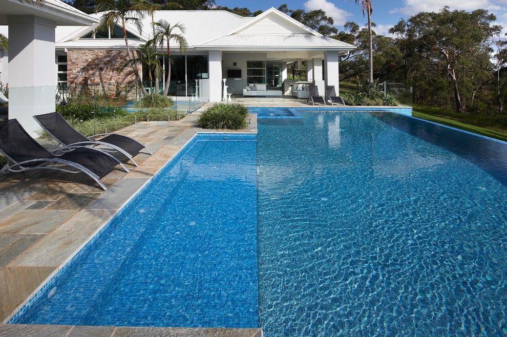 Contemporary pool in Sydney.