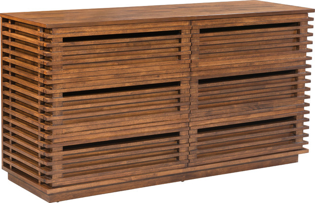 Zuo Rubber Wood Veneer Mdf Double Dresser Craftsman Dressers Rubber Wood Veneer Mdf Double Dresser