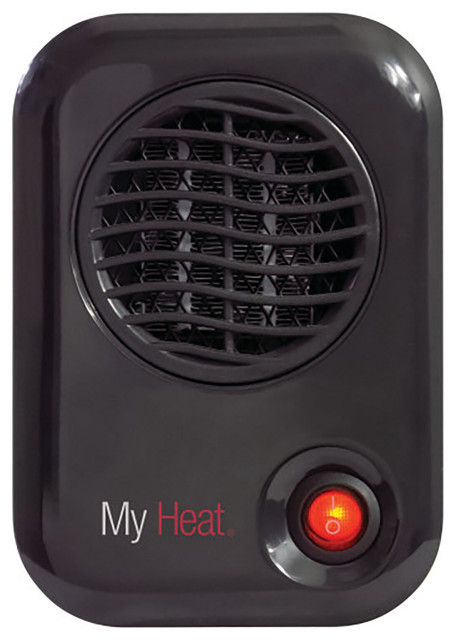 MyHeat 200W Personal Ceramic Heater, Black