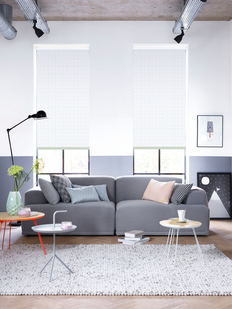 Design ideas for a contemporary living room in Copenhagen.