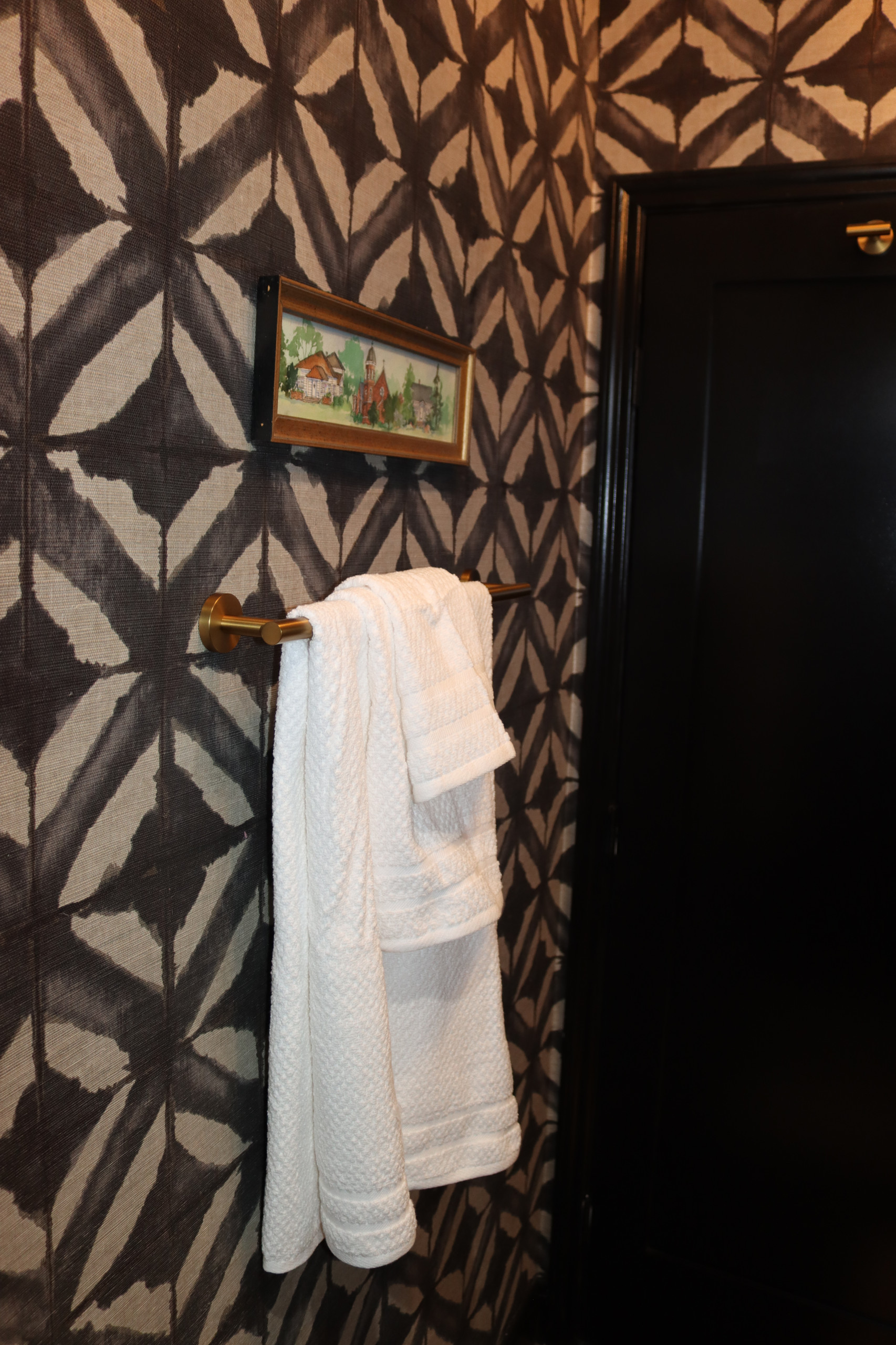 Midnight Mosaic Powder Room