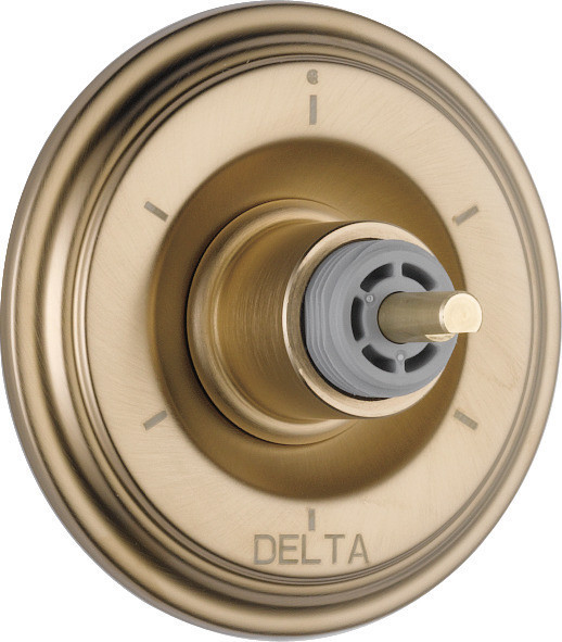 Delta Cassidy 6-Setting 3-Port Diverter Trim - Less Handle, Champagne Bronze