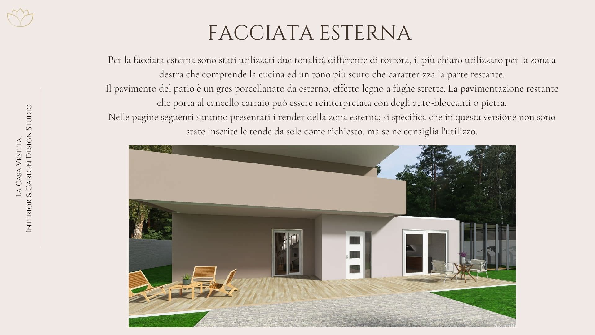 Il giardino e la veranda