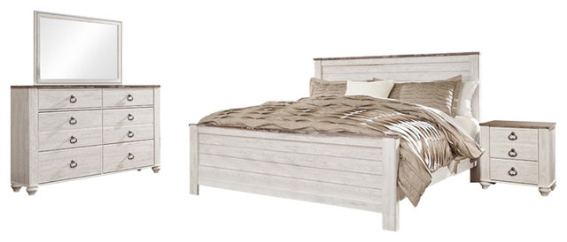 ashley farmhouse bedroom furniture