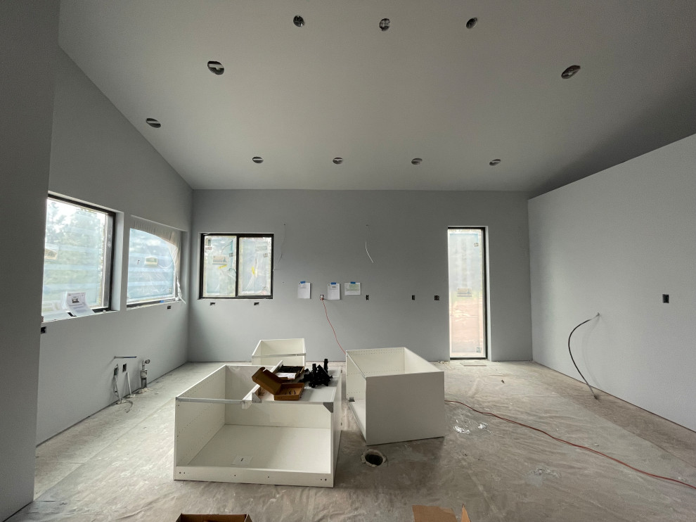 Kitchen Cabinet Install + Bathroom Cabinets