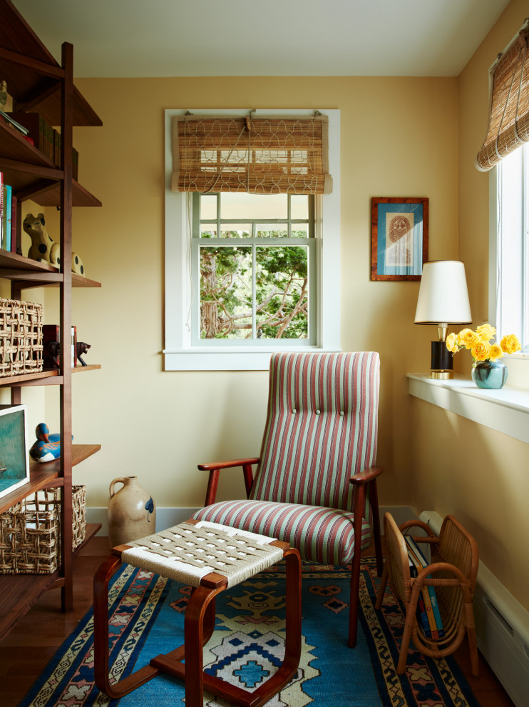 Rockport Summer House - Beach style home office photo in Boston