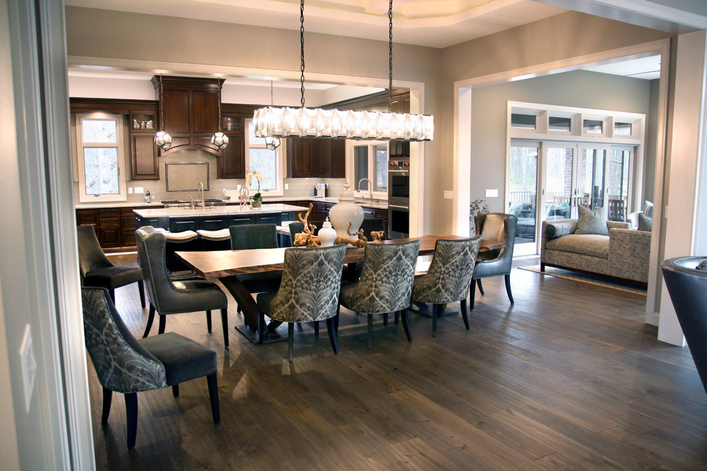 Home design - transitional home design idea in Cedar Rapids