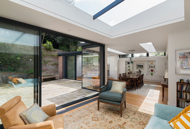 Hampstead Townhouse nyklassisk-vardagsrum