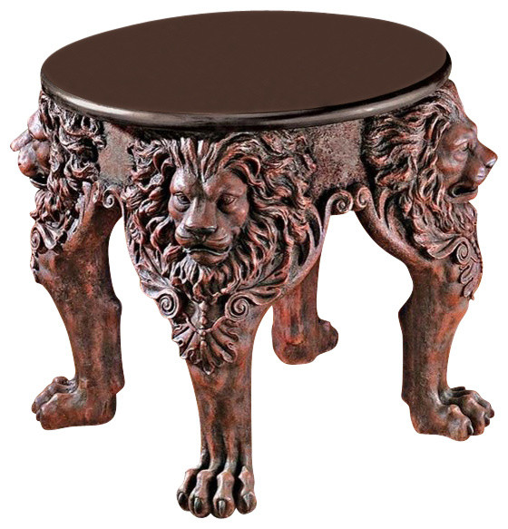 Lord Raffles Lion Leg Side Table Victorian Side Tables And End Tables by XoticBrands Home