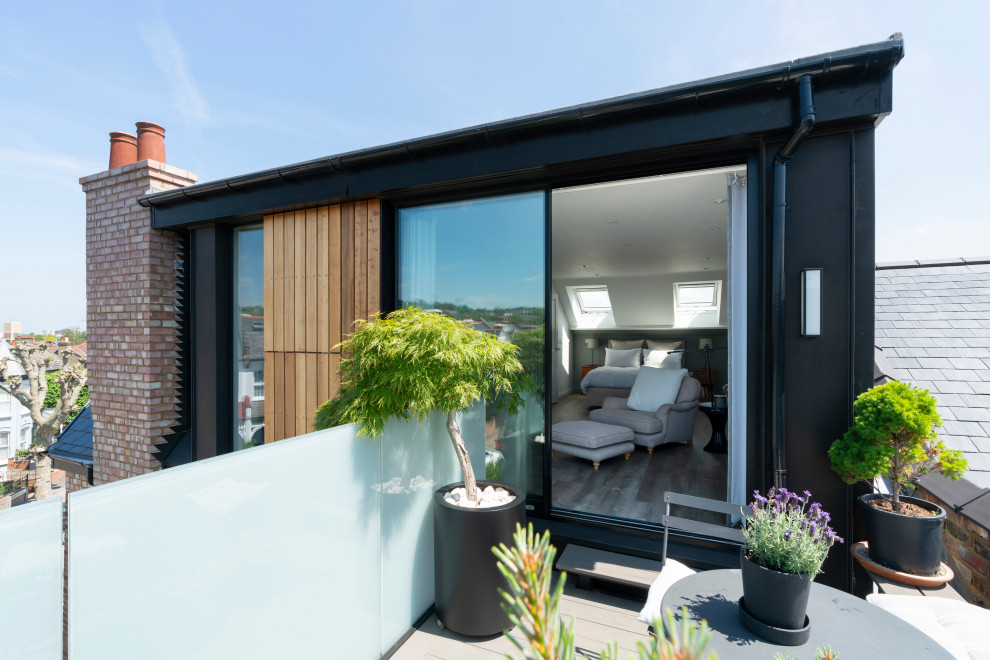 This is an example of a contemporary terrace in London.