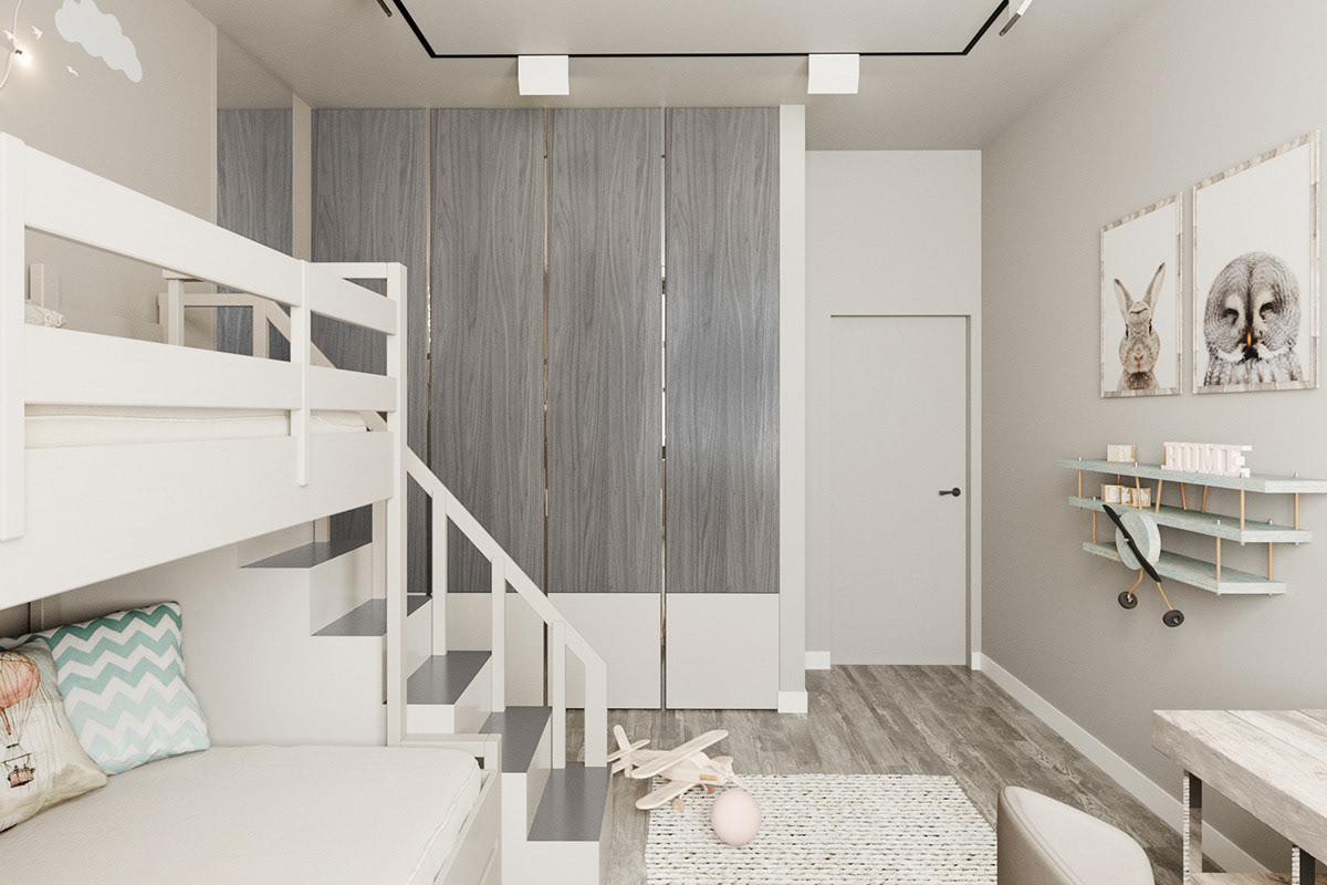 Дизайн-проект квартиры ЖК Живописный 93 м2 (Современный стиль)