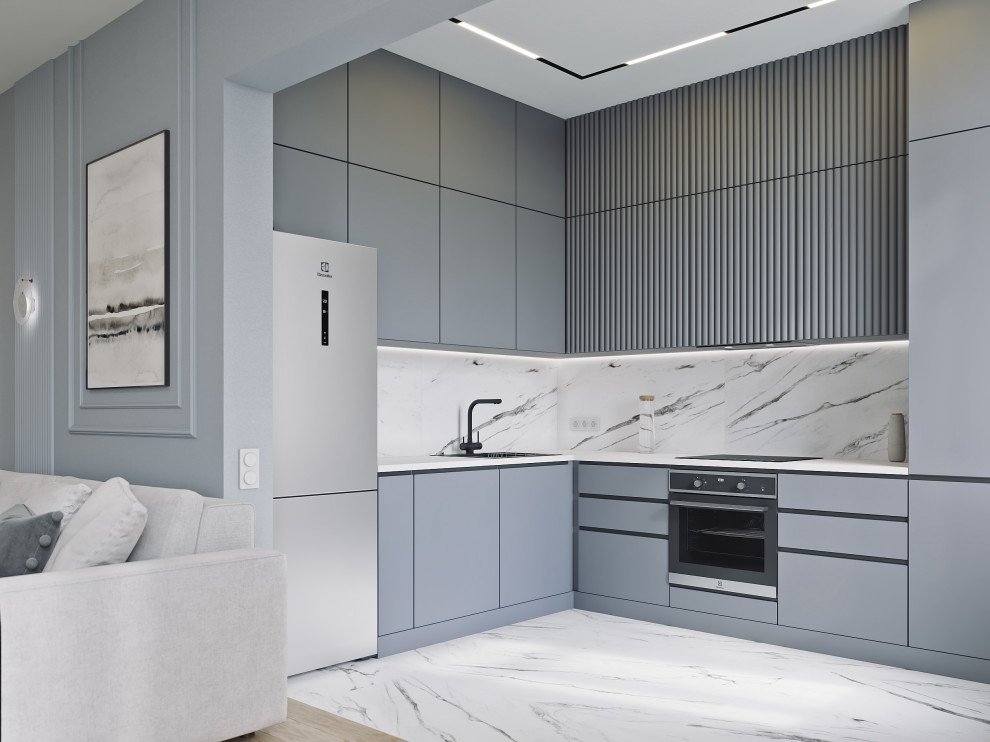 Дизайн-проект 3-х комнатной квартиры в Москве, 65 кв.м