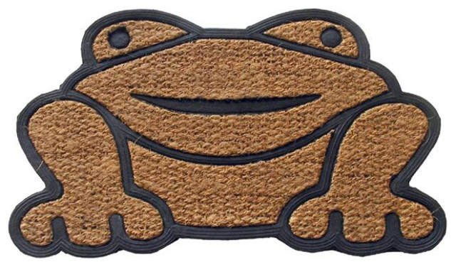 Geo Crafts  18 x 30 in. Panama Tuffcor Frog Doormat