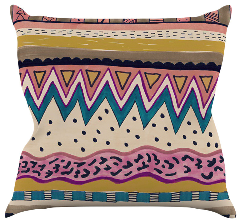 Vasare Nar "Koko" Throw Pillow, 18"x18"