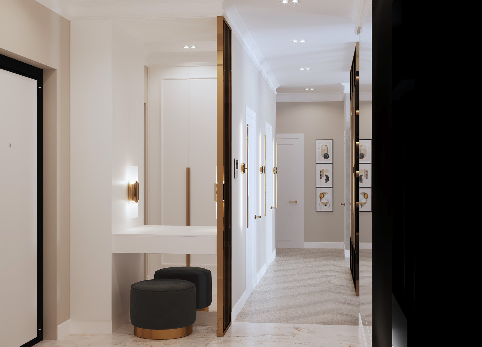 3-х комнатная  квартира в ЖК  «Клубный дом на  Фруктовой», Ижевск. 82,72м2