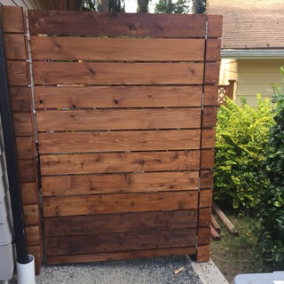 Custom Mercer Island Fence - Transitional - Landscape 