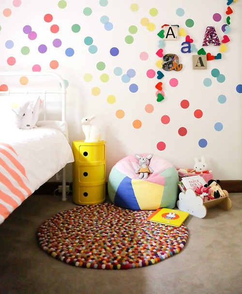 子ども部屋 身近な材料で壁を簡単アレンジ 小さな壁面アートのアイデア16 Houzz ハウズ