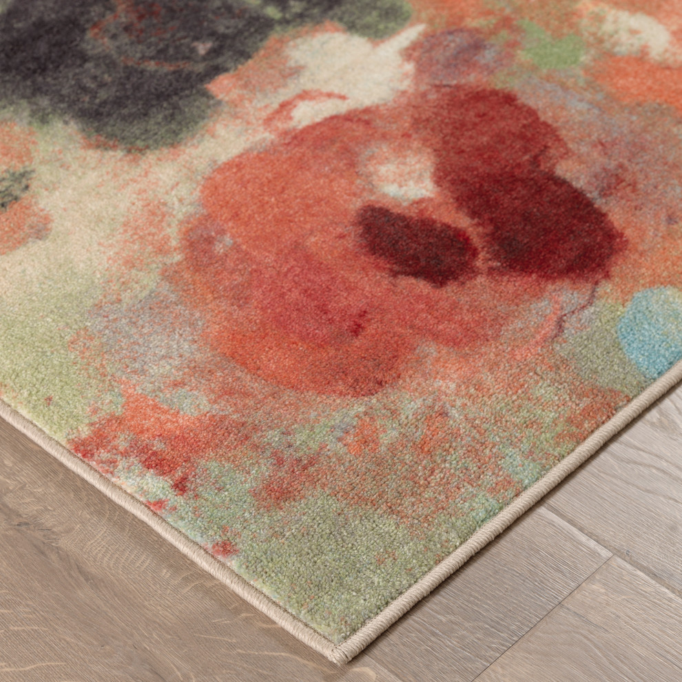 Mohawk Home Colorful Garden Area Rug, 5'x8' Contemporary Area Rugs