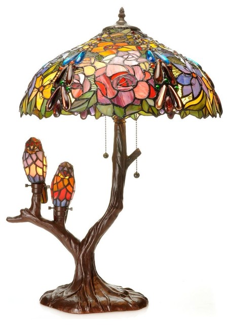Warehouse Of Tiffany Sarah Camille Style Table Lamp Warehouse Of Tiffany Sarah Camille Style Table Lamp