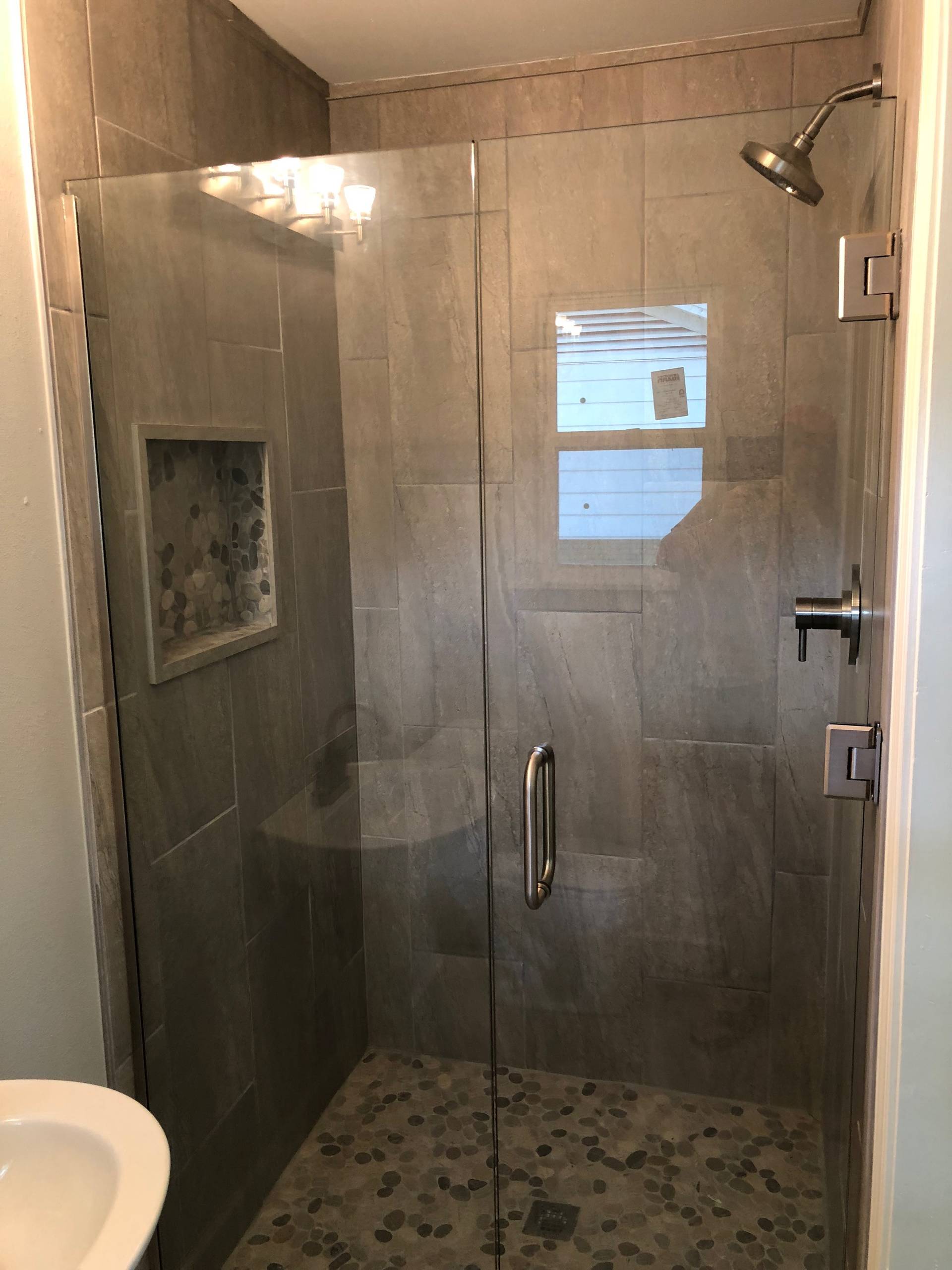 Bathroom - contemporary bathroom idea in Little Rock