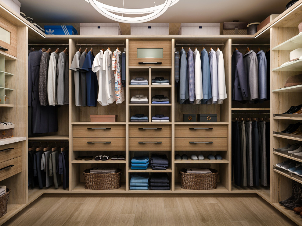 Inspiration for a contemporary wardrobe in Los Angeles.