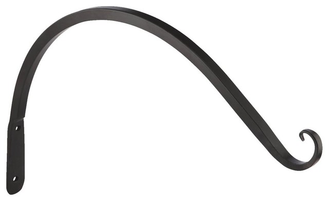 Black 12-In. Angled Panacea Products 89412 Hanging Plant Bracket