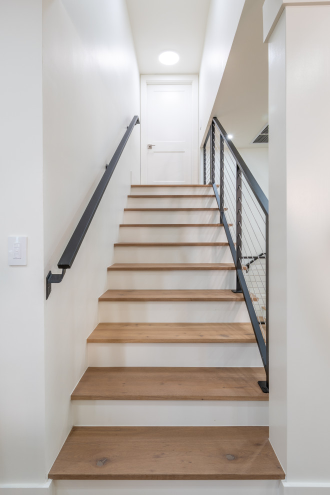 Transitional staircase photo in Miami