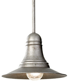 Feiss Urban Renewal 1-Light Pendant, Antique Pewter