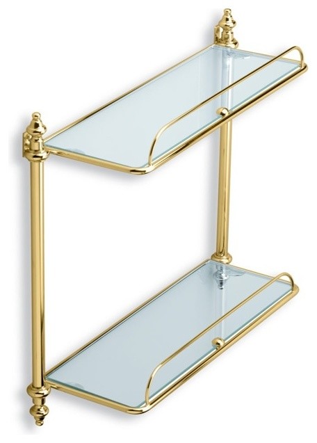 double glass bathroom shelf - traditional - bathroom cabinets and double glass bathroom shelf - traditional - bathroom cabinets and