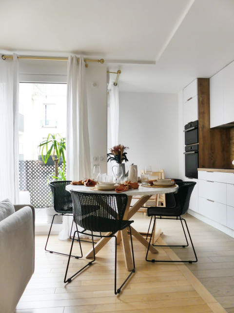 Optimiser un appartement sur plan transitional-living-room