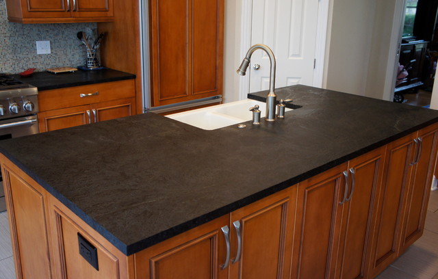 Dorado Soapstone Installed Kitchen Traditional Kitchen